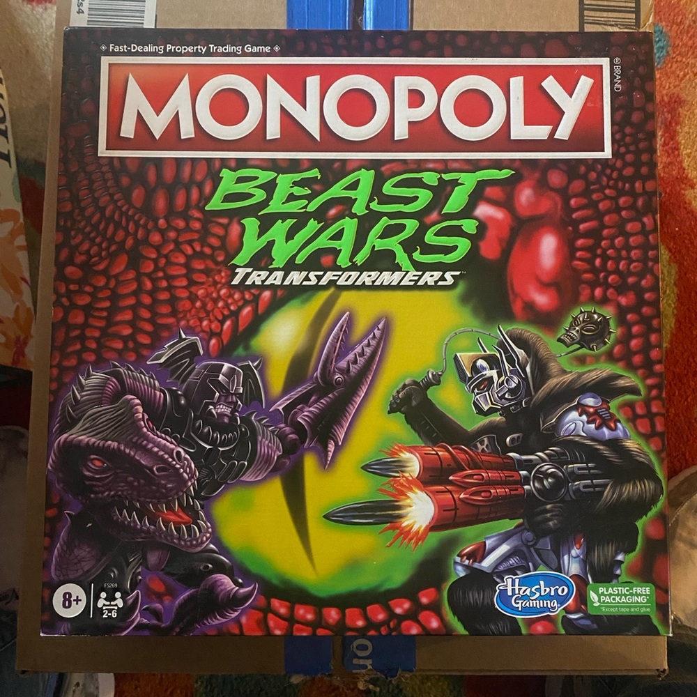 Monopoly Transformers Beast Wars